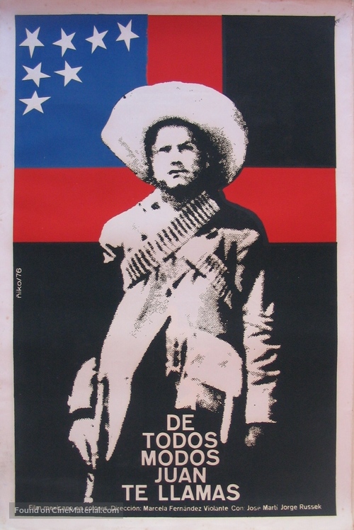 De todos modos Juan te llamas - Cuban Movie Poster