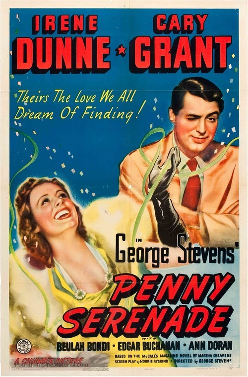 Penny Serenade - Movie Poster