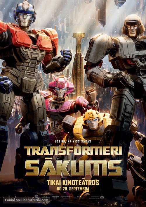 Transformers One - Latvian Movie Poster