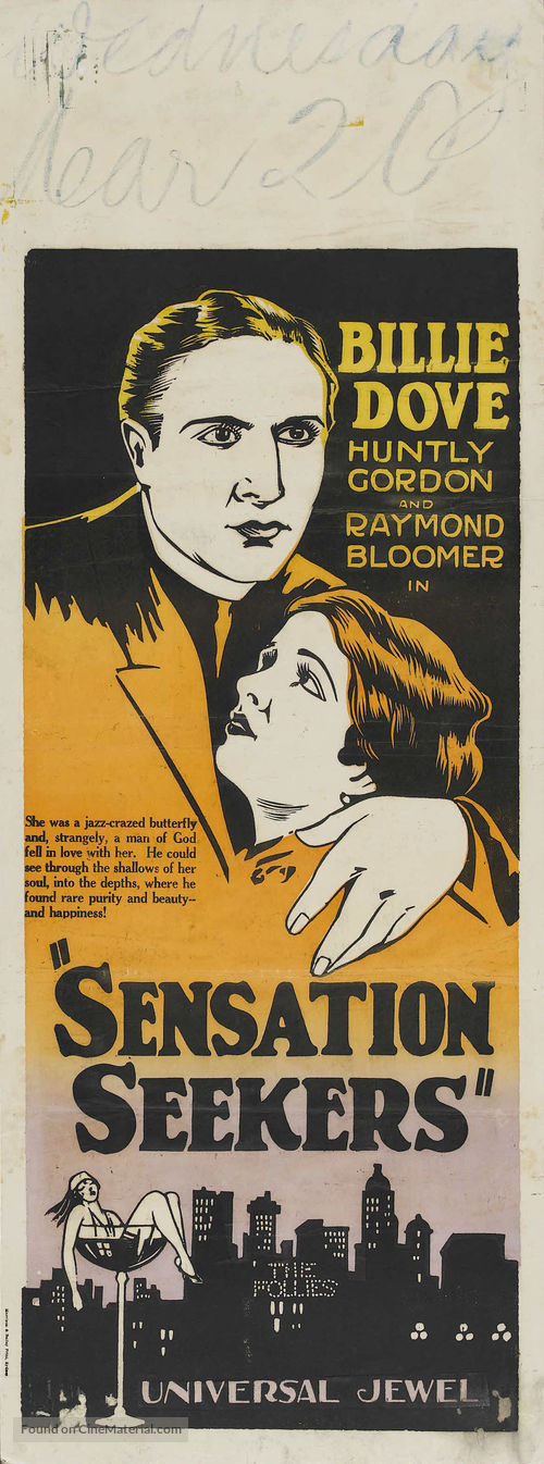 Sensation Seekers - Australian Movie Poster