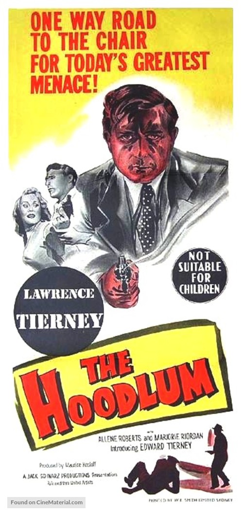 The Hoodlum - Australian Theatrical movie poster