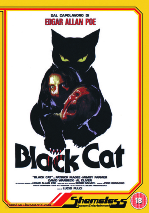 Black Cat (Gatto nero) - British DVD movie cover