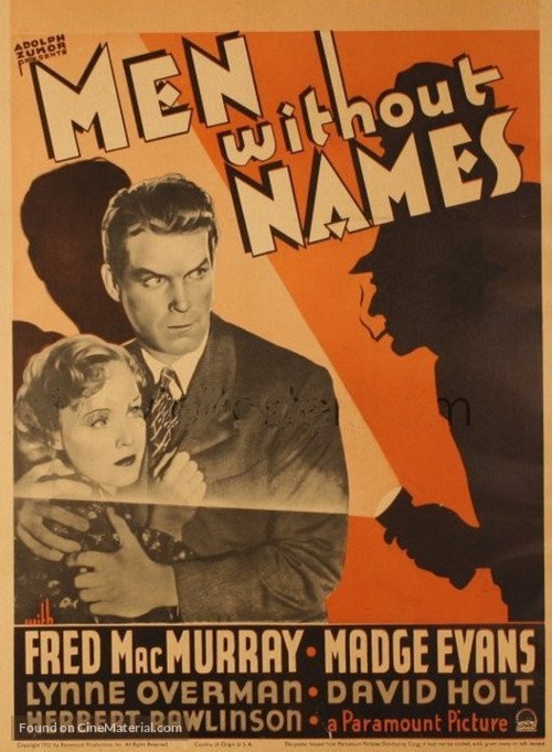 Men Without Names - Movie Poster