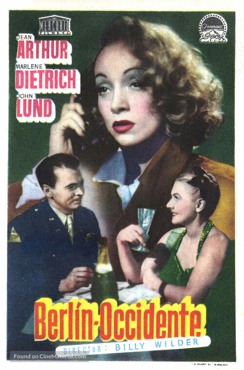 A Foreign Affair - Spanish Movie Poster