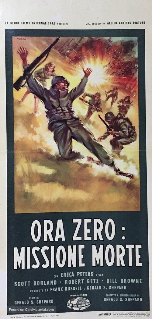 Heroes Die Young - Italian Movie Poster