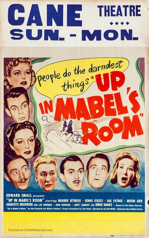 Up in Mabel&#039;s Room - Movie Poster