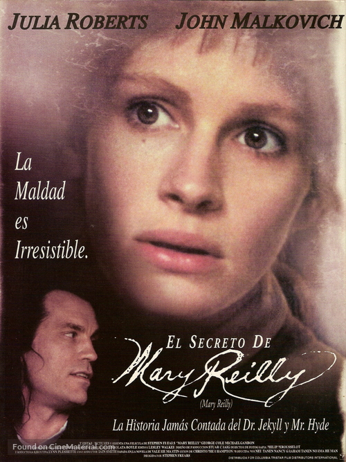 Mary Reilly - Argentinian Theatrical movie poster