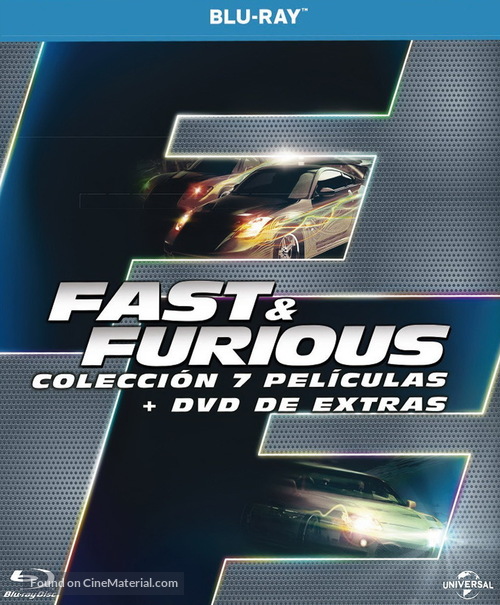 The Fast and the Furious - Spanish Movie Cover