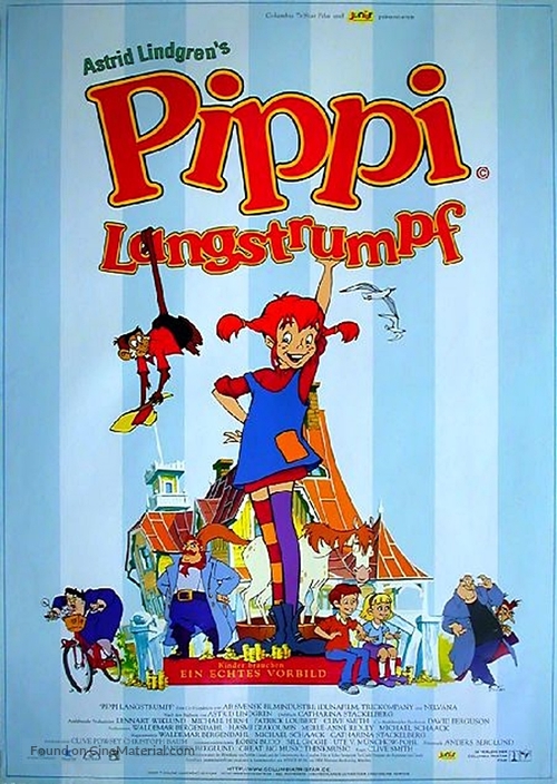 Pippi Longstocking - German Movie Poster