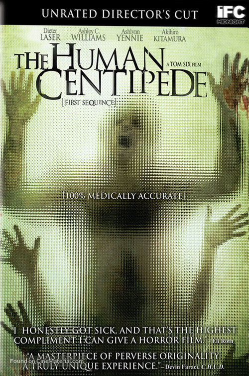 The Human Centipede (First Sequence) - DVD movie cover