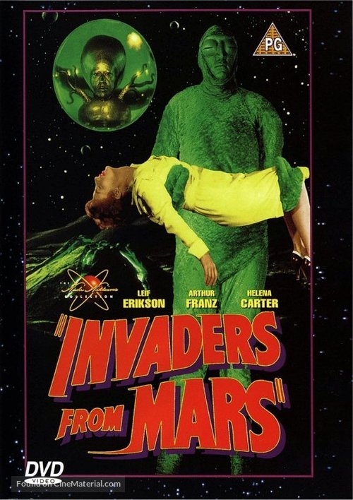 Invaders from Mars - British DVD movie cover