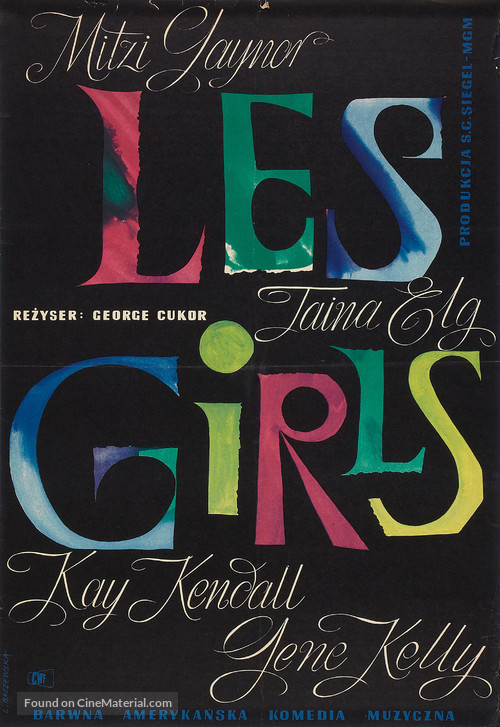 Les Girls - Polish Movie Poster