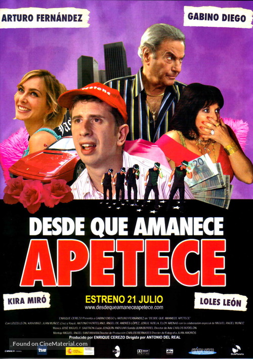 Desde que amanece apetece - Spanish Movie Poster