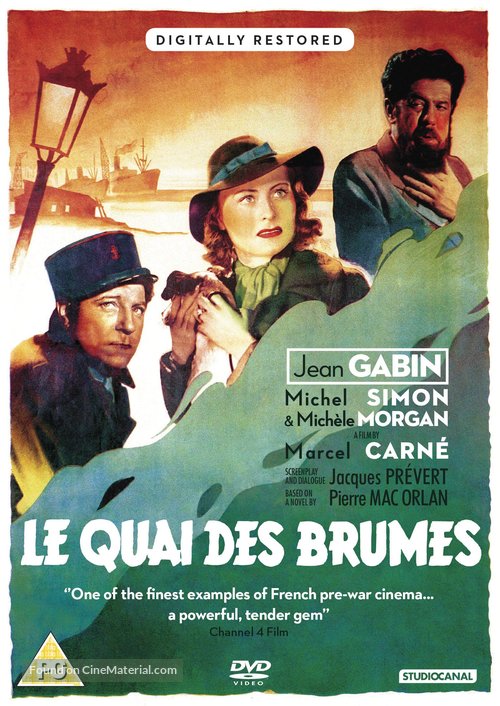 Le quai des brumes - British DVD movie cover