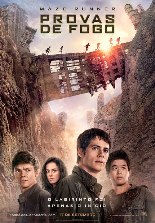 Maze Runner: The Scorch Trials - Portuguese Movie Poster