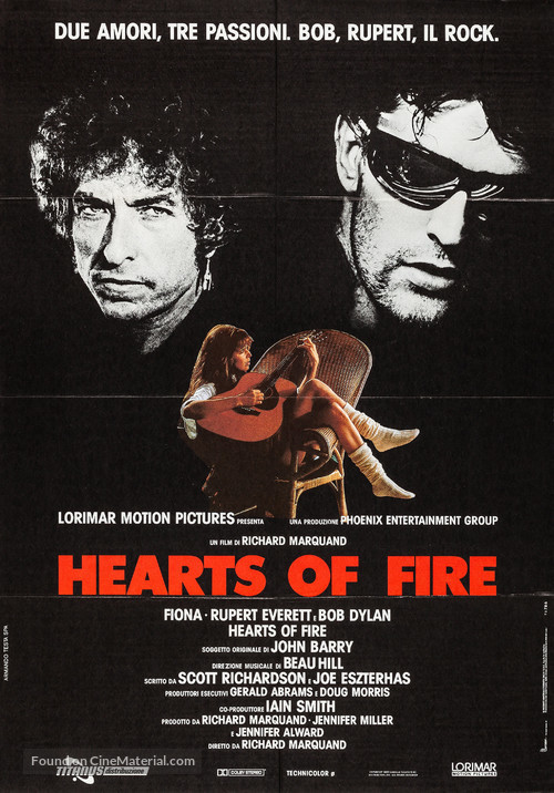 Hearts of Fire - Italian Movie Poster