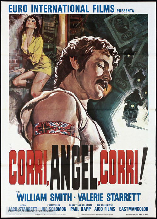 Run, Angel, Run - Italian Movie Poster