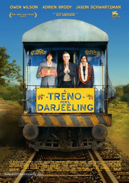 The Darjeeling Limited - Italian Movie Poster