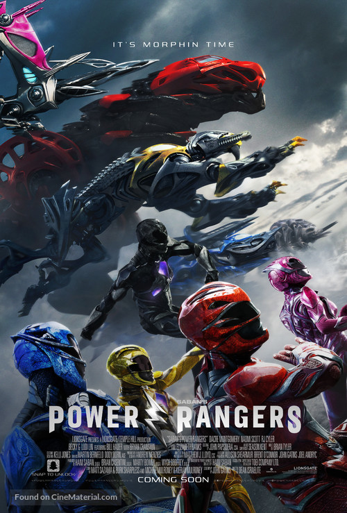 Power Rangers - British Movie Poster