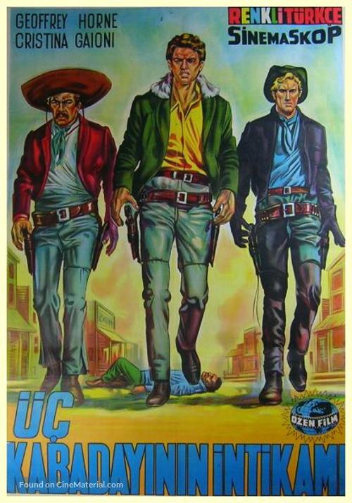 Tres hombres buenos - Turkish Movie Poster