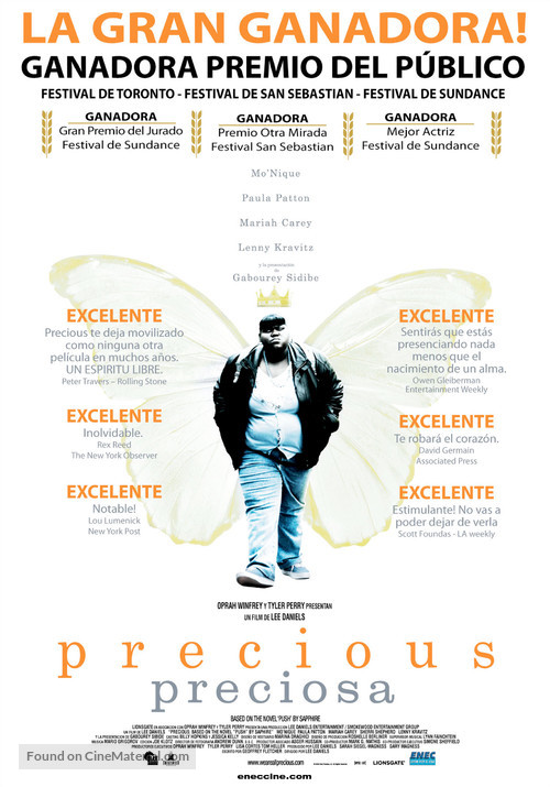 Precious: Based on the Novel Push by Sapphire - Uruguayan Movie Poster
