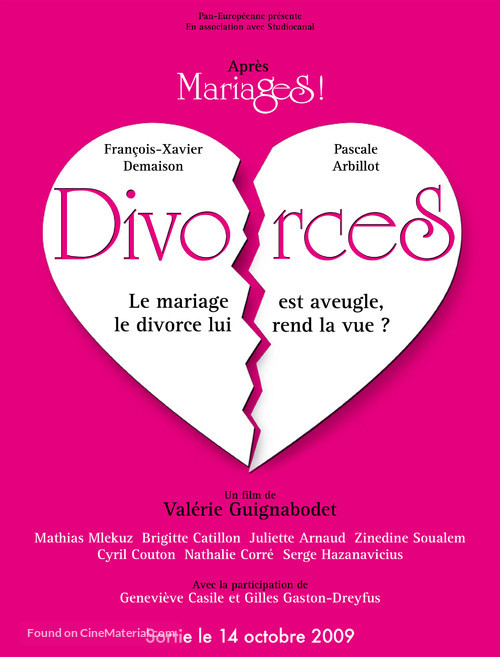 Divorces! - French Movie Poster