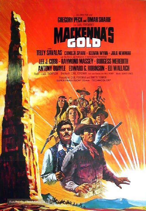 Mackenna&#039;s Gold - German Movie Poster