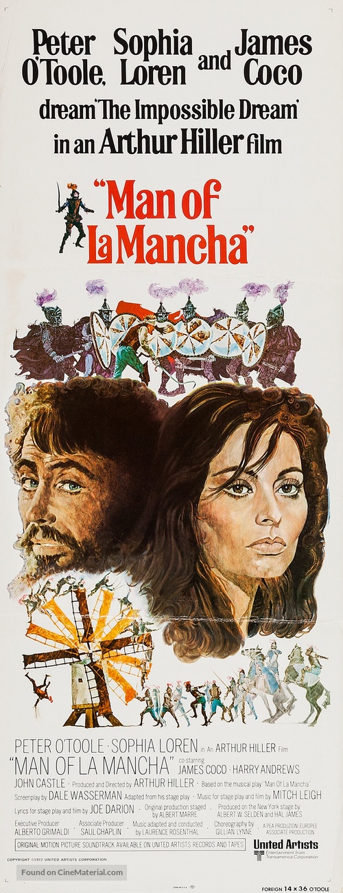 Man of La Mancha - Movie Poster