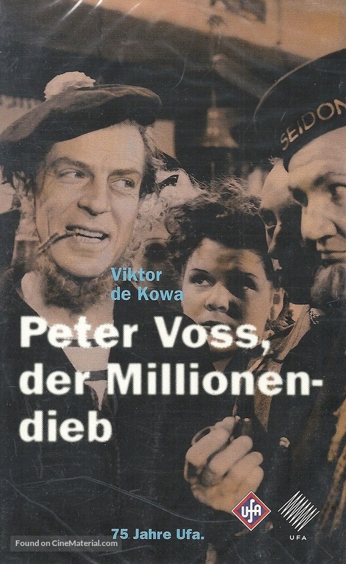 Peter Voss, der Millionendieb - German VHS movie cover