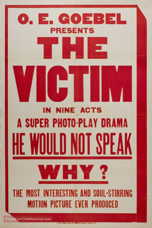 The Victim - Movie Poster