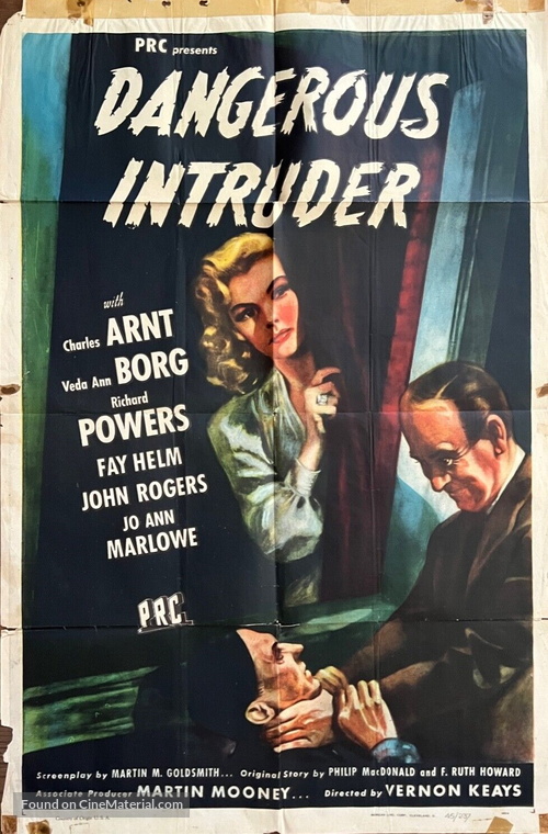 Dangerous Intruder - Movie Poster