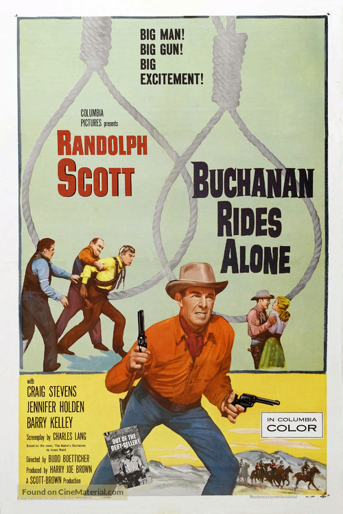 Buchanan Rides Alone - Movie Poster