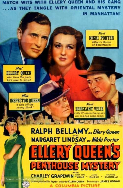 Ellery Queen&#039;s Penthouse Mystery - Movie Poster