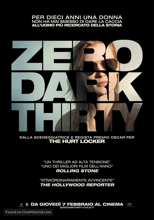 Zero Dark Thirty - Italian Movie Poster