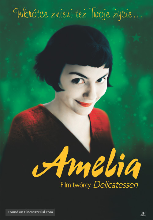 Le fabuleux destin d'Amélie Poulain (2001) Polish movie poster