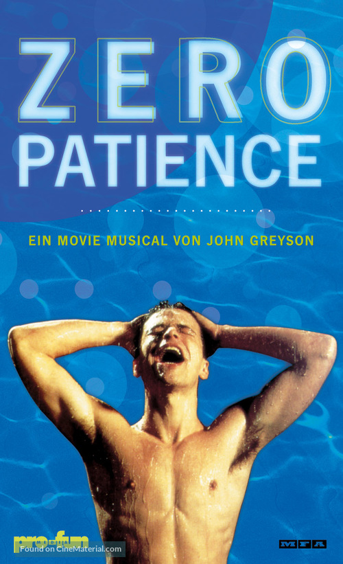 Zero Patience - German poster