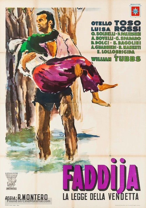 Faddija - La legge della vendetta - Italian Movie Poster