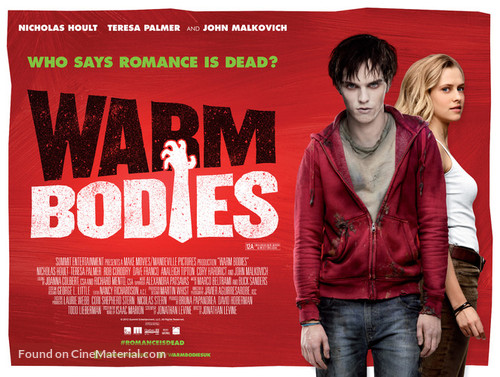 Warm Bodies - British Movie Poster
