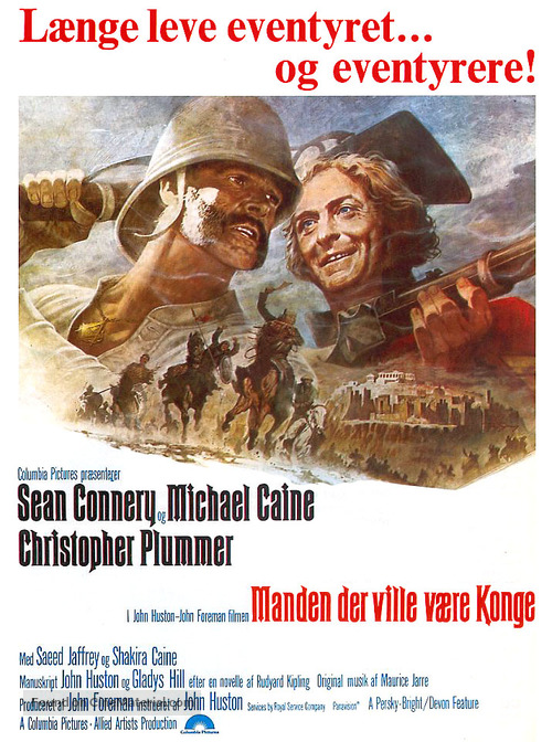 The Man Who Would Be King - Danish Movie Poster