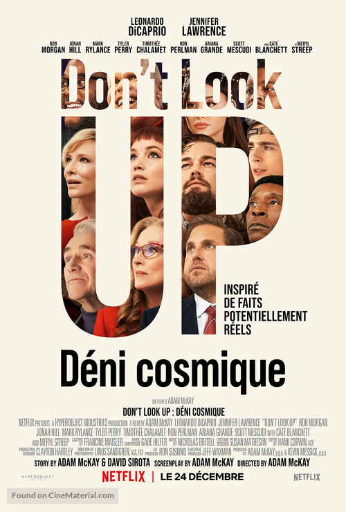 Don&#039;t Look Up - French Movie Poster