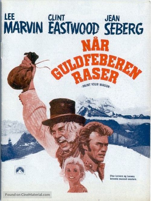 Paint Your Wagon - Danish Movie Cover
