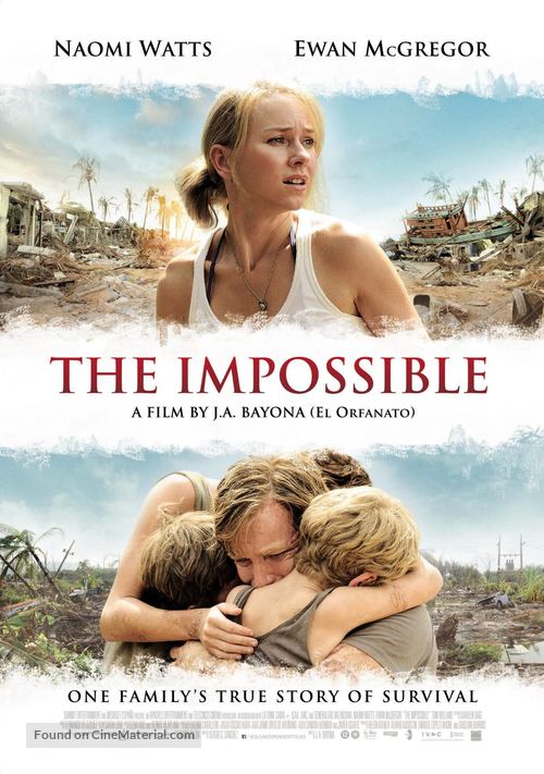 Lo imposible - Dutch Movie Poster