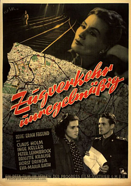 Zugverkehr unregelm&auml;&szlig;ig - German Movie Poster