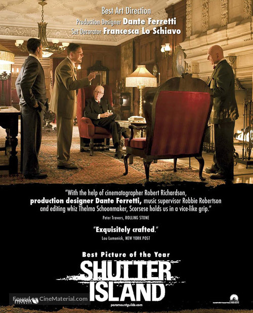 Shutter Island - For your consideration movie poster