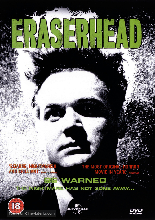 Eraserhead - British DVD movie cover