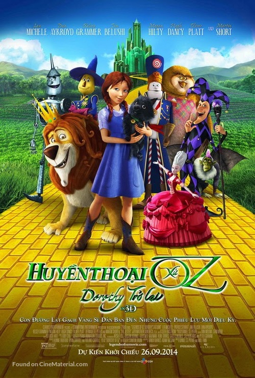 Legends of Oz: Dorothy&#039;s Return - Vietnamese Movie Poster