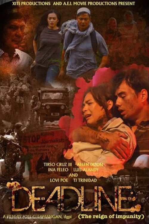 Deadline: The Reign of Impunity - Philippine Movie Poster
