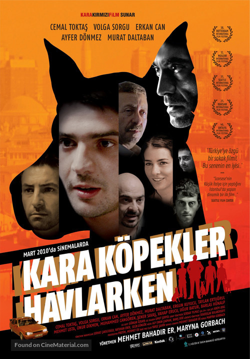 Kara k&ouml;pekler havlarken - Turkish Movie Poster