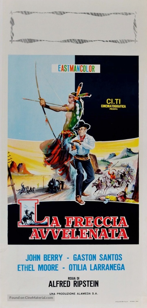 La flecha envenenada - Italian Movie Poster