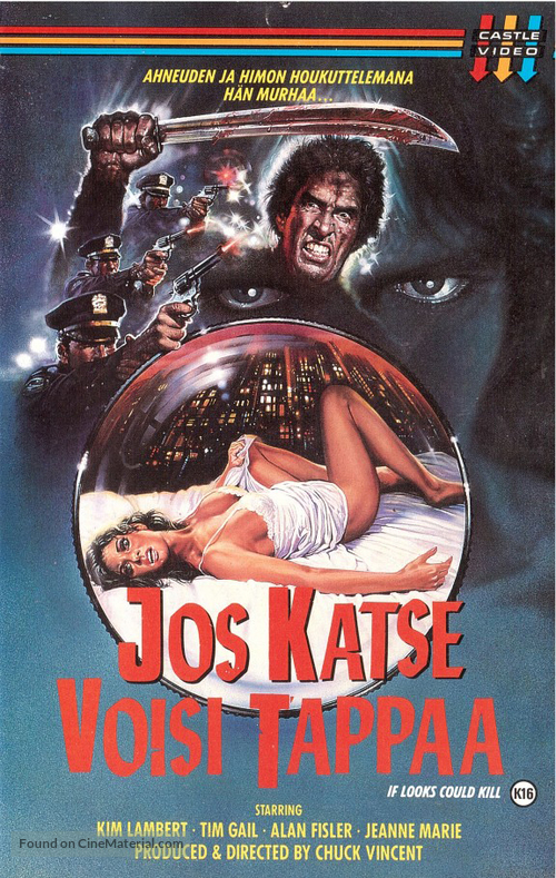 If Looks Could Kill - Finnish VHS movie cover